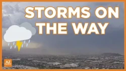 Major weather change bringing chance of storms to Arizona
