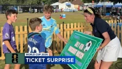 Young soccer fan surprised with tickets to Saturday's World Cup match in Philadelphia