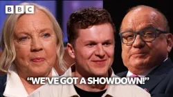 This fashion pitch sparks an unexpected Dragon showdown | Dragons' Den - BBC