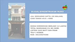 FOR SALE OR RENT: Shophouse on Jalan Soekarno Hatta, Newly Renovated
