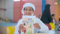 "قصة من صورة والرسم بالأشكال" ورشة المخيم الإعلامي الصيفي في الظفرة