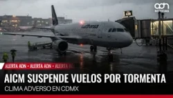 🚨 Breaking News! Takeoffs and landings cancelled due to rain at AICM