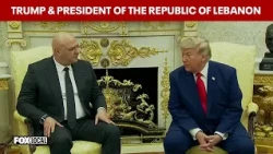 President Trump meets with President Joseph Aoun of the Republic of Lebanon