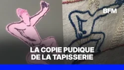 La copie pudique de la tapisserie de Bayeux est exposée au Royaume-Uni