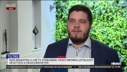 Nem engedték stábunknak a drónfelvételek készítését, a rendőrség terel - HírTV