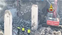 Continuano le ricerche dei dispersi del crollo dell'edificio a Pistunina a Messina