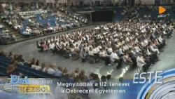 Megnyitották a 112. tanévet a Debreceni Egyetemen