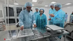 Vera Shcherbina assessed the readiness of the innovative production facility for diabetic test st...