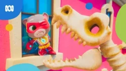 Dinosaur skeletons have come to life! 🦖🦸 | Talking Tom Heroes: Suddenly Super | ABC Kids