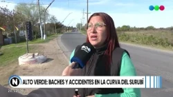 Alto Verde: Potholes and accidents at the Surubí curve