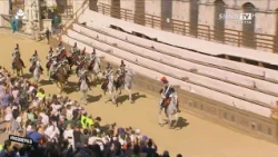 A CARABINIERI TEAM ON HORSEBACK FOR THE PALIO DI SIENA 03-07-2026