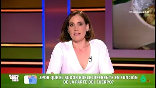 ¿Por qué huele más el sudor de las axilas o los pies? Boticaria García lo cuenta en Zapeando