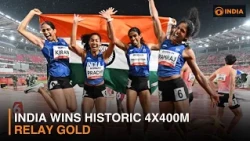India Wins Women’s 4x400m Relay Gold at Asian Games