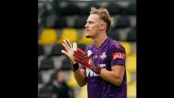 Rijnsburgse Boys-doelman Tobias van der Kleij blijft positief ondanks wisselvallige resultaten
