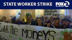 California state workers hold one day strike | KTVU