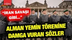 Striking "Iran" warning at the German army's swearing-in ceremony! "You must refuse the order"