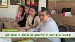 Rionegro Comptroller highlights key points of his work