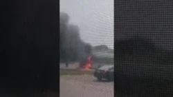 Detroit DOT bus burns, no one hurt