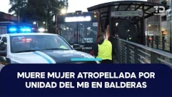 Mujer muere tras ser atropellada por unidad del Metrobús sobre avenida Balderas