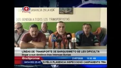 Barquisimeto transport lines struggle to reach destinations after heavy rains