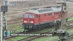 Dangerous railway incident in Petroșani