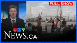 Canadian politicians cut the ribbon on Gordie Howe Bridge | CTV News Windsor at 11, July 24, 2026