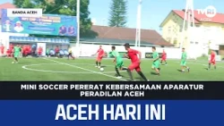 Mini Soccer Strengthens Camaraderie Among Aceh Judicial Staff | Aceh News Today