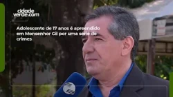 17-year-old adolescent apprehended in Monsenhor Gil for a series of crimes