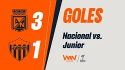 Nacional vs. Junior (goles) | Liga BetPlay Dimayor 2026-2 | Fecha 3