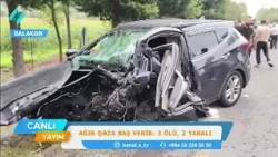 Balakəndə zəncirvari ağır qəzada 3 nəfər ölüb, 2 nəfər yaralanıb