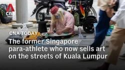 The former Singapore para-athlete who now sells art on the streets of Kuala Lumpur