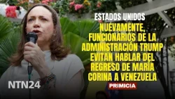 Once again, Trump administration officials avoid discussing María Corina's return to Venezuela
