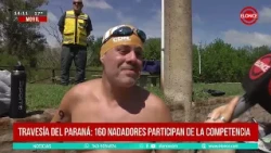 Paraná Crossing Start: 160 Swimmers Participate in the Competition