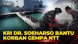 KRI dr. Soeharso TNI AL Beri Penanganan Medis Gratis bagi Korban Gempa NTT