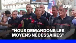 "Laurent Nuñez fails to show up," laments the firefighters' union coalition after their meeting
