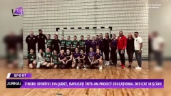 Young athletes from the county involved in an educational project dedicated to physical activity