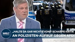 POLICE UPRISING AGAINST THE AFD? Union leader takes a hard stance against GdP rivals!