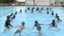 Elementary School in Kusatsu City Opens Pool in Second Semester to Combat Heatstroke
