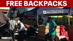 Ring the Bell Bus tour gives Philadelphia students 12,000 free backpacks ahead of school year