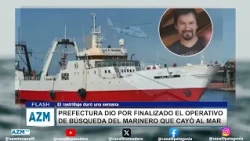Prefectura dio por finalizado el operativo de búsqueda del marinero que cayó al mar