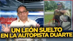 ¿Y ESTE LEÓN? Un supuesto MILITAR amen@za con un @rma a una familia en la Autopista Duarte