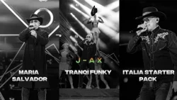 J-Ax con Maria Salavador, Tranqi Funky, Italia starter pack. Qual è la tua preferita?