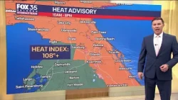 Orlando weather: Heat advisories, afternoon storm forecast