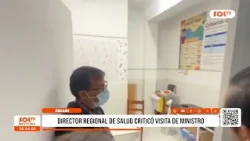Áncash: Director regional de Salud critica visita del ministro de Salud