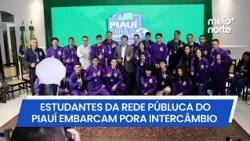 Public school students set off for exchange program in Spain and South Korea | Meio Norte