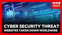 Websites taken down worldwide as AI reveals critical cyber-security threat | BBC News