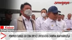 South Sumatra Provincial Government tests dry ice to combat forest and land fire haze