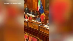 Senato, cartelli di FdI dopo voto: "Con noi le preferenze, con loro zero preferenze"