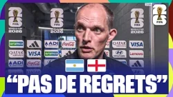 "NO REGRETS" for TUCHEL after England's elimination by Argentina
