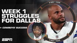 ‘WHAT THE HELL WAS THAT?!’ 🤯 Michael Irvin and Stephen A. on Cowboys' Week 1 loss | First Take